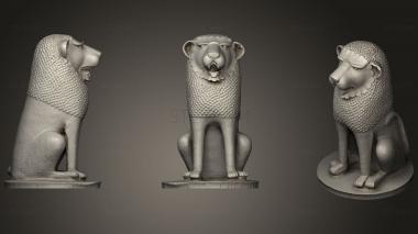 3D model Lion statue (STL)